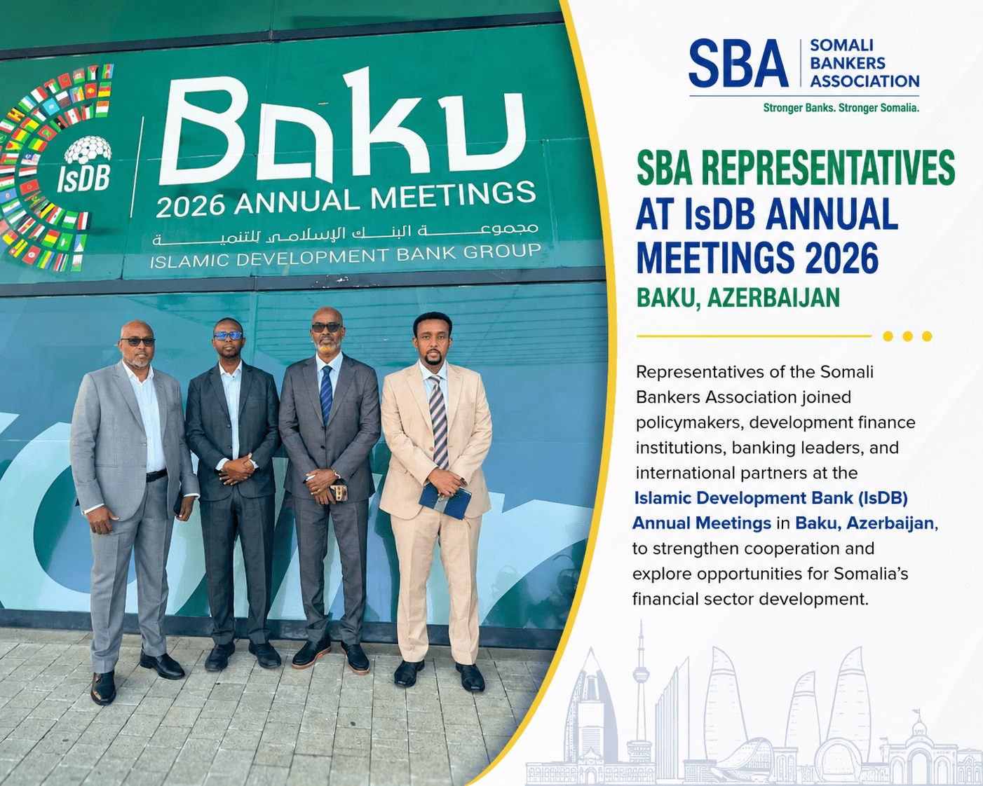 SBA representatives at IsDB Annual Meetings 2026
